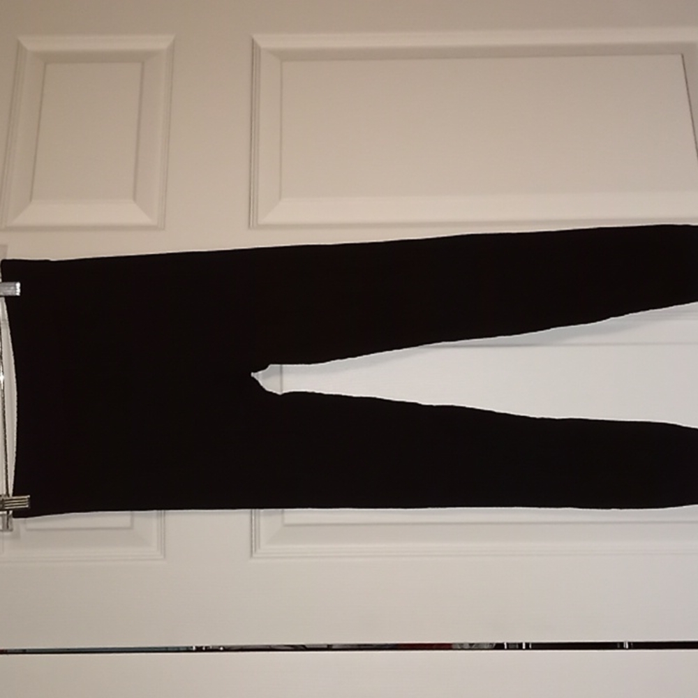 Cable knit black sweater leggings sz sm